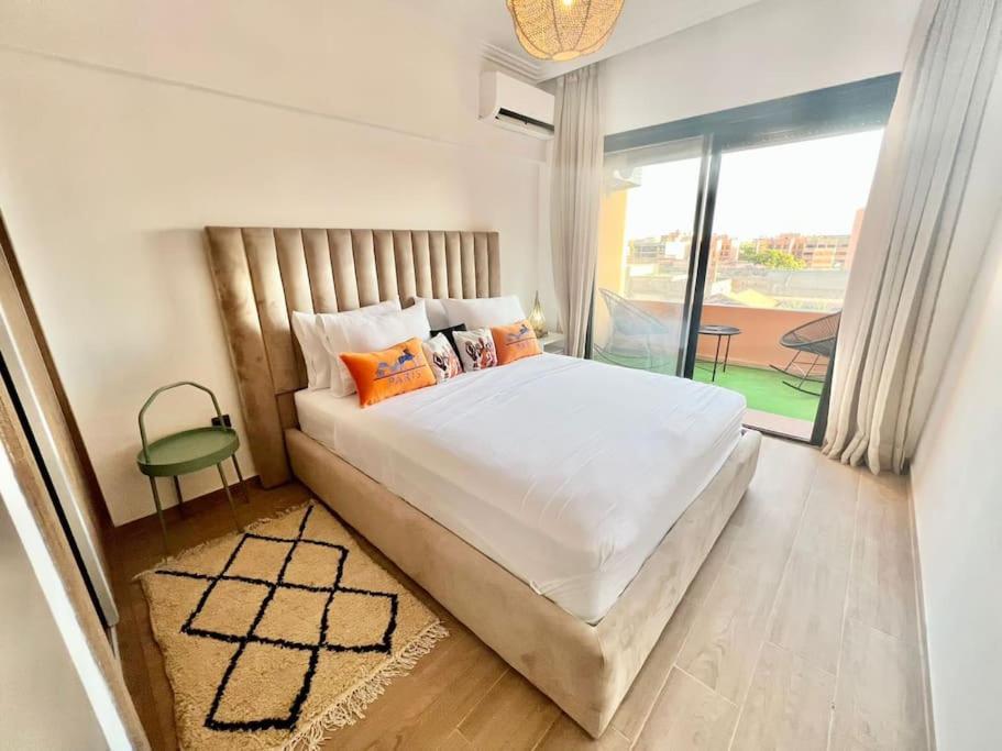 Cozy&Elegant Apartment/Pool/City Center/Gueliz Marrakesh Esterno foto
